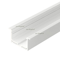 Профиль с экраном SL-LINIA62-F-2500 WHITE+OPAL (Arlight, Алюминий)