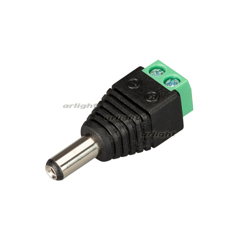 Коннектор Terminal-MONO-2pin-M (Jack 5.5) (Arlight, Пластик)