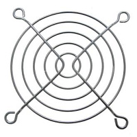 Решетка для осевого вентилятора металлическая RUICHI, 80x80 мм