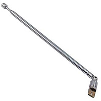 Антенна телескопическая поворотная RUICHI AST-15, диаметр 6 мм, количество колен 4, 170-485 мм