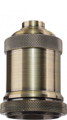 Патрон электрический Navigator 61 518 NLH-V01-007-E27 подвес.метал.черненая брон