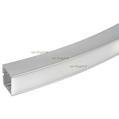 Профиль SL-ARC-3535-D1500-W90 SILVER (1180мм, дуга 1 из 4) (Arlight, Алюминий)