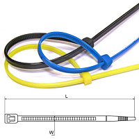 Кабельные стяжки: 3.6X370 white (100шт)