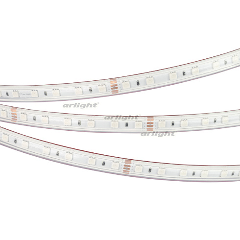 Лента герметичная RTW-PS-B60-12mm 24V RGB (14.4 W/m, IP67, 5060, 5m) (Arlight, 14.4 Вт/м, IP67)