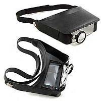 Лупа налобная бинокулярная RUICHI MG81006, 3X/8X