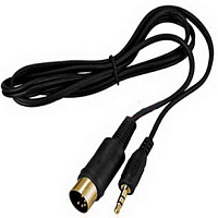 Аудио/Видео шнур: DIN 5 Pin - Stereo 3,5 mm G1,5 m