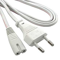 Сетевой шнур: Y001/ST2 1.8м 2x0.75 W03FA