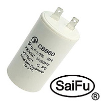 Конденсатор: CBB60  50uF  450V (SAIFU)