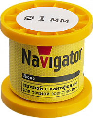 Припой Navigator 93 082 NEM-Pos02-61K-1-K100 (ПОС-61, катушка, 1 мм, 100 гр)