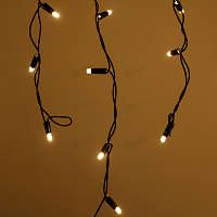 Светодиодная гирлянда ARD-EDGE-CLASSIC-2400x600-BLACK-88LED-MILK-STD Warm (230V, 6W) (Ardecoled, IP65)