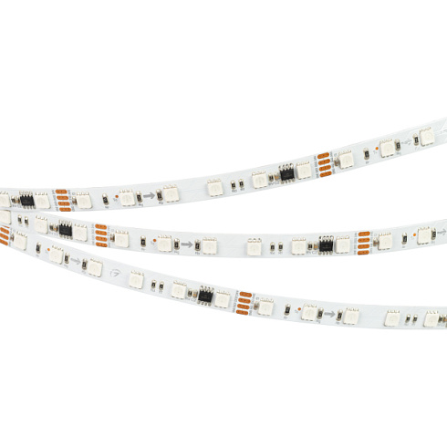 Лента SPI-B60-10mm 24V RGB-PX6-RAM (15 W/m, IP20, 5060, 5m) (Arlight, бегущий огонь)